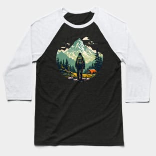 hiker Baseball T-Shirt